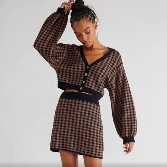 Free People Sweaters - Free People Maeve Set in Chocolate Combo